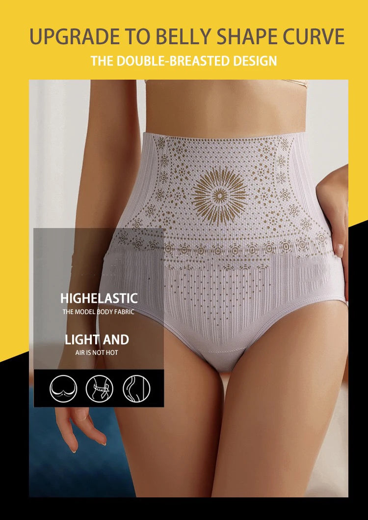 1pcs Women No Trace High Waist Shaping Brief Body Shaper Slimming Underwear Butt Lifter Control Pantie Postpartum Shapewear Pant