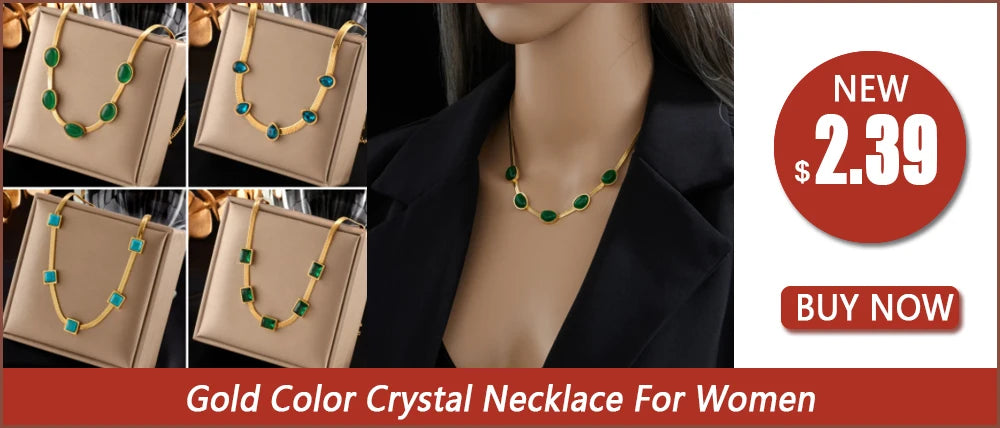 DIEYURO Collier avec pendentif en perles en acier inoxydable 316L avec fermoir OT pour femmes et filles, chaîne à 2 couches, bijoux cadeaux de fête