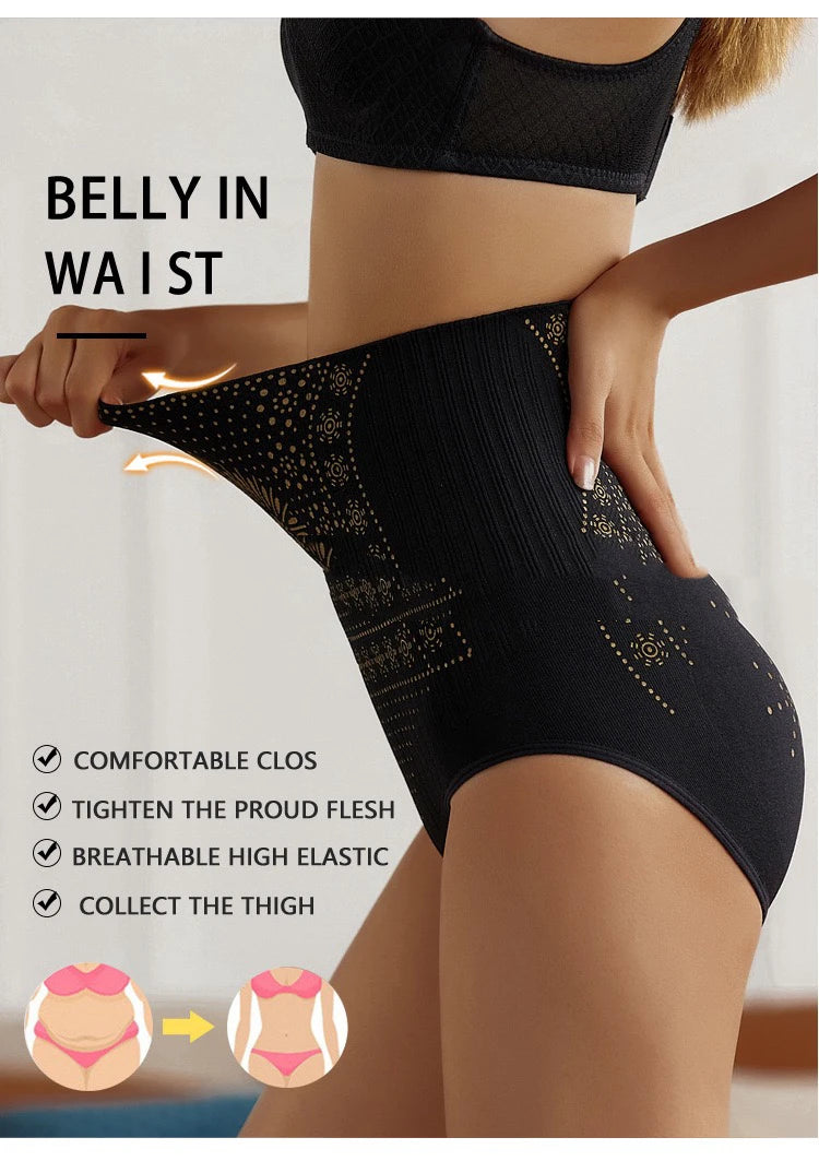 1pcs Women No Trace High Waist Shaping Brief Body Shaper Slimming Underwear Butt Lifter Control Pantie Postpartum Shapewear Pant