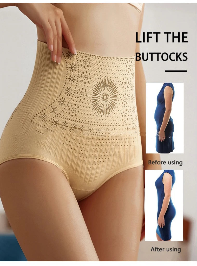 1pcs Women No Trace High Waist Shaping Brief Body Shaper Slimming Underwear Butt Lifter Control Pantie Postpartum Shapewear Pant