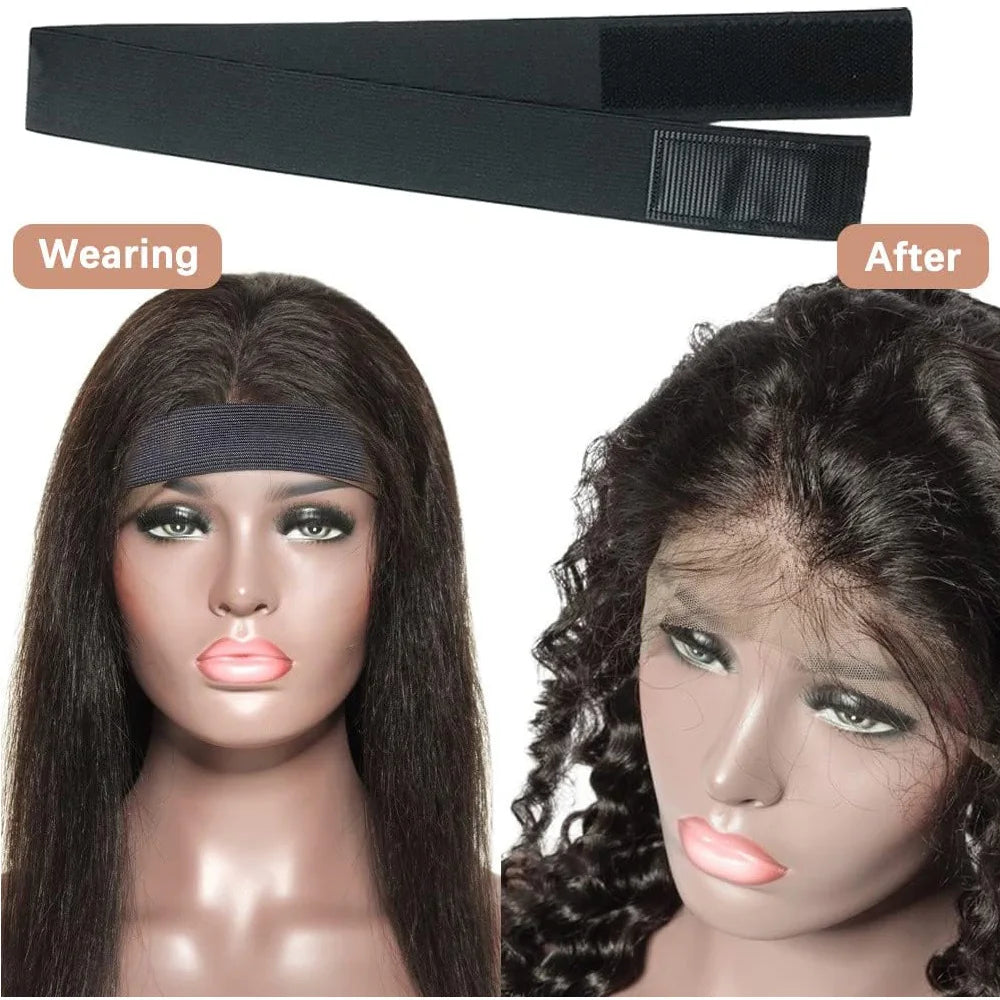 1Pc Elastic Band Wig Edges Wrap Wig Band Lace Melting Band To Lay Edges Baby Hair Edge Adjustable Wig Melt Bands