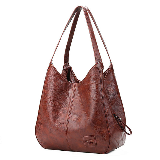 Sac à bandoulière en cuir souple