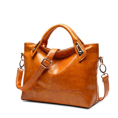 Sac à bandoulière en cuir simple 