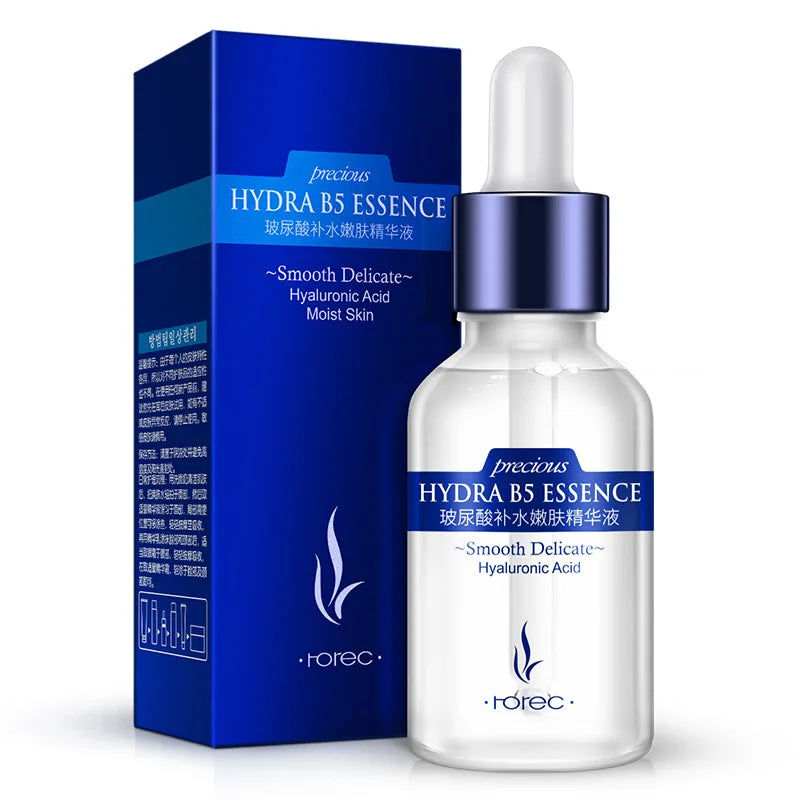 Sérum visage ROREC Acide hyaluronique Blanchissant Anti-rides Réparation Liquide Soin Visage Élimination des cicatrices d'acné Rétrécissement des pores Crème
