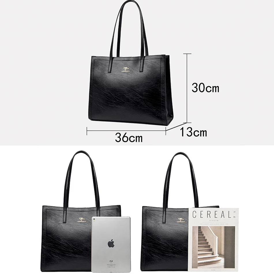 Sacs fourre-tout vintage de grande capacité, sacs à bandoulière tendance, sacs à poignée supérieure, sacs en cuir PU de haute qualité, sac à main décontracté avec motif lettre