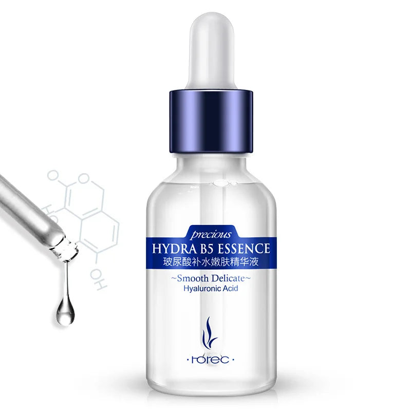 Sérum visage ROREC Acide hyaluronique Blanchissant Anti-rides Réparation Liquide Soin Visage Élimination des cicatrices d'acné Rétrécissement des pores Crème