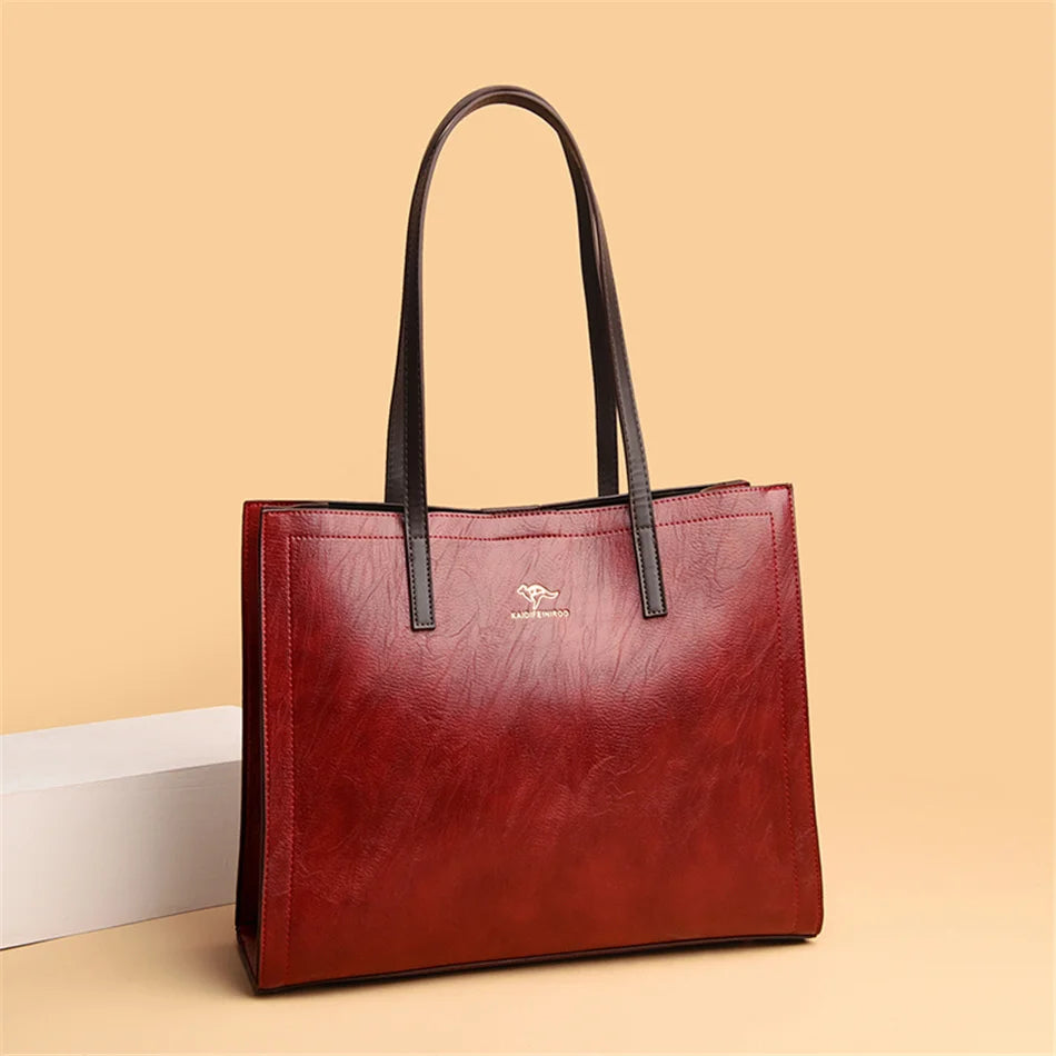 Sacs fourre-tout vintage de grande capacité, sacs à bandoulière tendance, sacs à poignée supérieure, sacs en cuir PU de haute qualité, sac à main décontracté avec motif lettre
