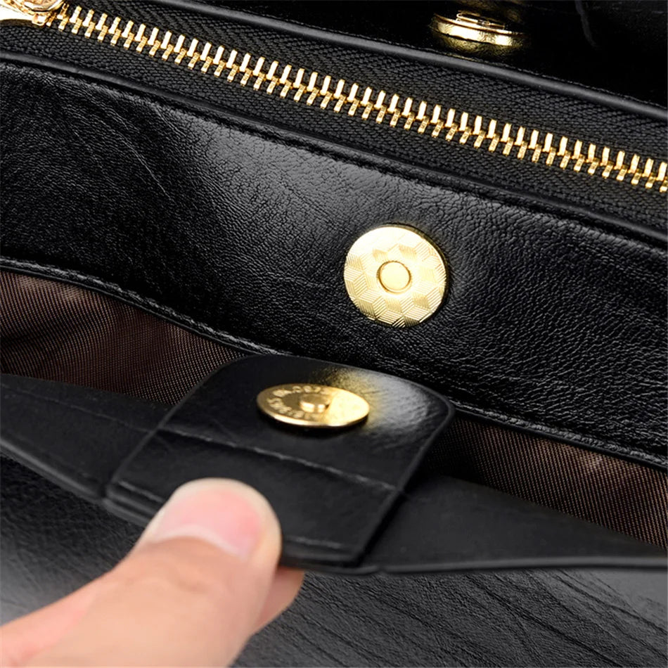 Sacs fourre-tout vintage de grande capacité, sacs à bandoulière tendance, sacs à poignée supérieure, sacs en cuir PU de haute qualité, sac à main décontracté avec motif lettre