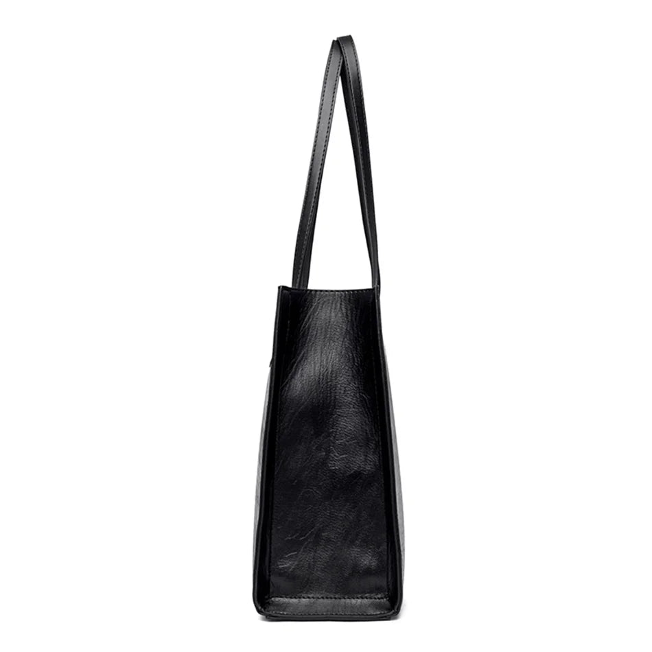 Sacs fourre-tout vintage de grande capacité, sacs à bandoulière tendance, sacs à poignée supérieure, sacs en cuir PU de haute qualité, sac à main décontracté avec motif lettre