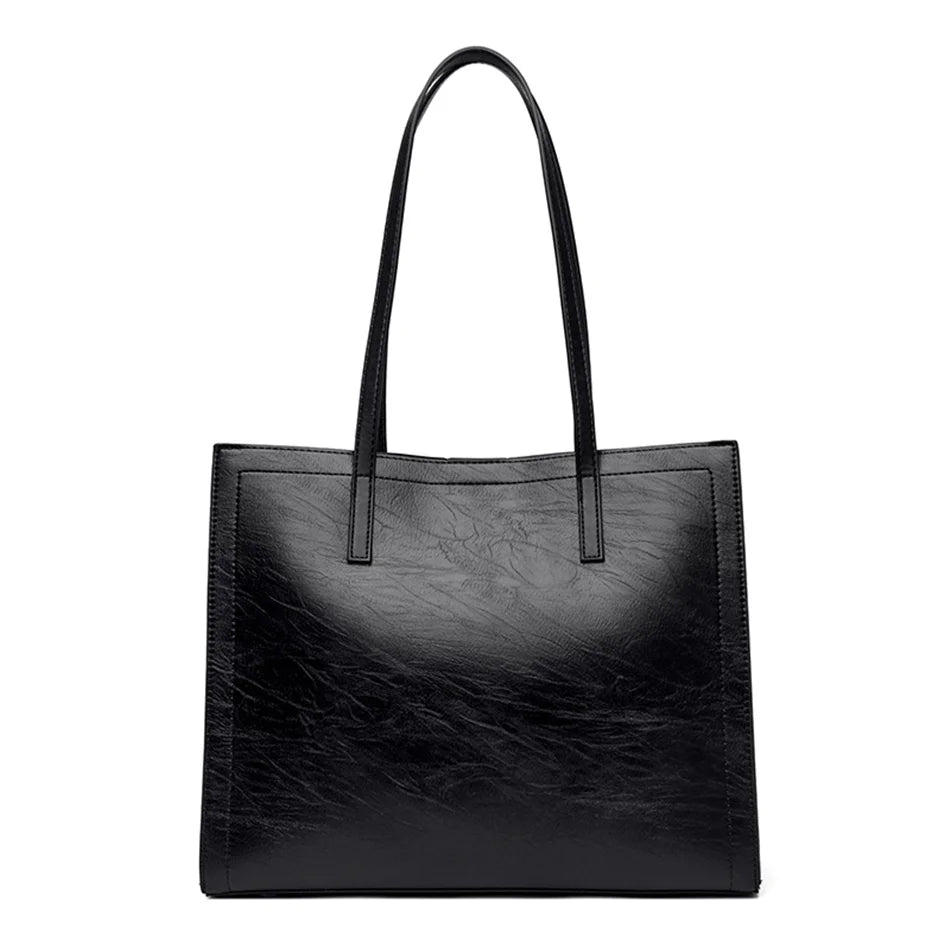 Sacs fourre-tout vintage de grande capacité, sacs à bandoulière tendance, sacs à poignée supérieure, sacs en cuir PU de haute qualité, sac à main décontracté avec motif lettre