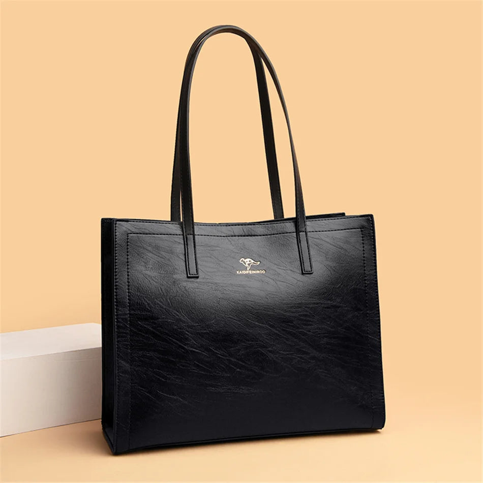 Sacs fourre-tout vintage de grande capacité, sacs à bandoulière tendance, sacs à poignée supérieure, sacs en cuir PU de haute qualité, sac à main décontracté avec motif lettre