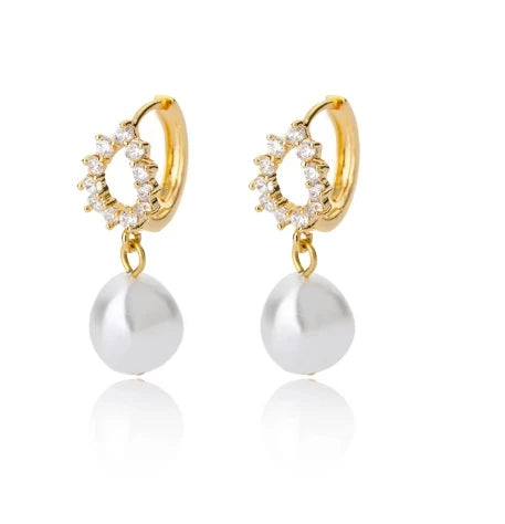 Boucles d'oreilles créoles en acier inoxydable pour femmes, tendance 2024, nouveautés de luxe, couleur or, bijoux d'oreilles, cadeau