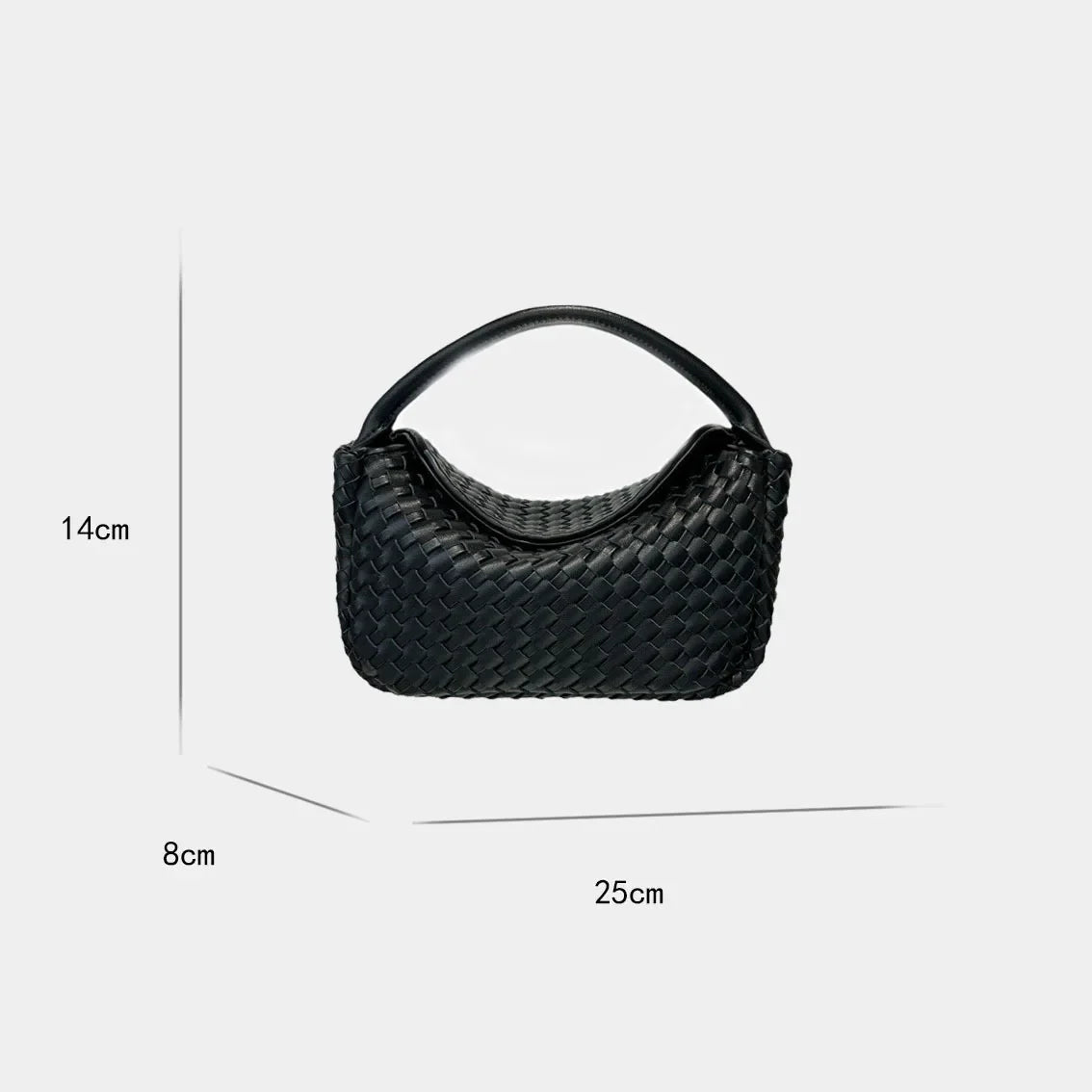 Sac à main en cuir véritable tissé pour femme, nouvelle collection été 2024, sac à bandoulière simple, style tendance et souple