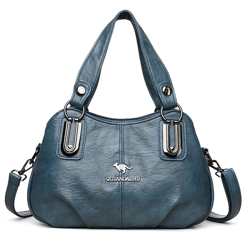 Sacs à main de luxe 3 couches grande capacité sacs à main de créateur de haute qualité en cuir souple sac à bandoulière pour femmes sac