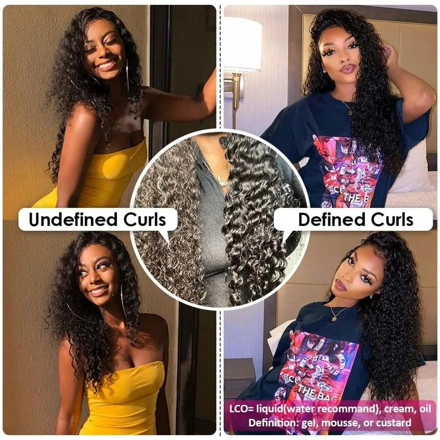 Kinky Curly Lace Front Wigs Human Hair Wig 13x4 Glueless Wigs Human Hair Pre Plucked With Afro Kinky Curly Lace Frontal Wigs