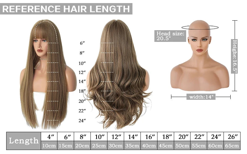 Aquamarine Wig Synthetic Long Curly Orange Red Mermaid Wig with Bangs Loose Body Wave Wigs for Women Halloween Party Cosplay Wig