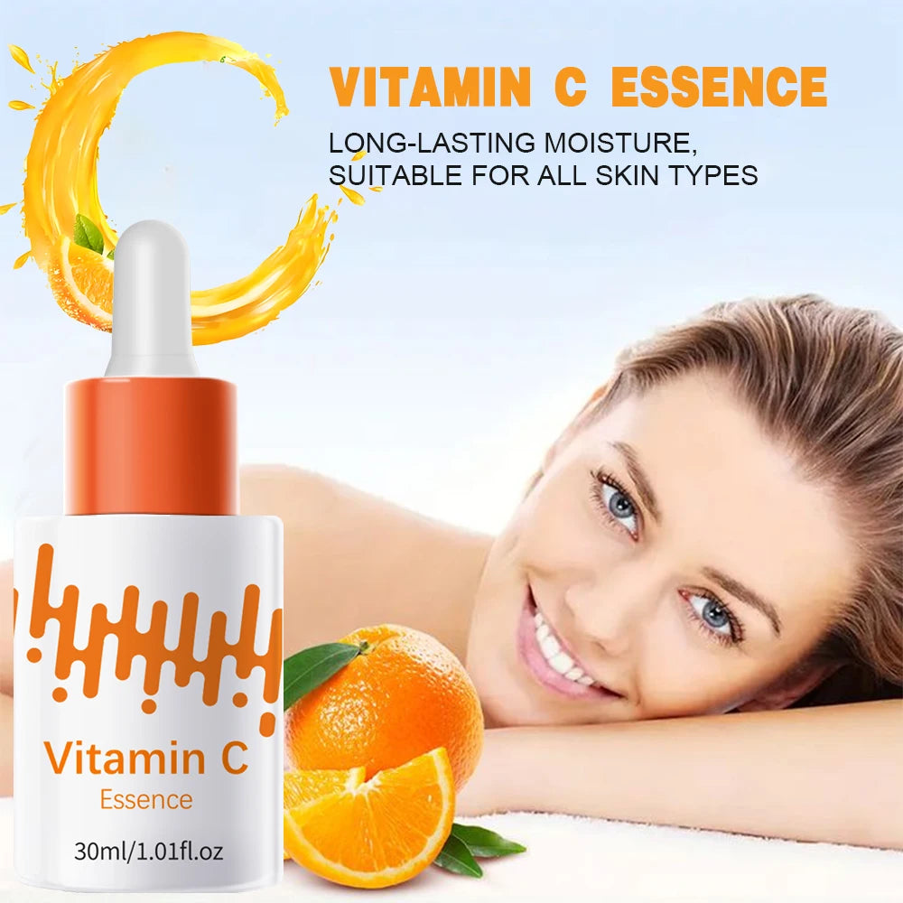 Essence faciale aux fruits d'orange, soin du visage, hydratant, raffermissant, hydratant, essence faciale, beauté, produits de soin du visage