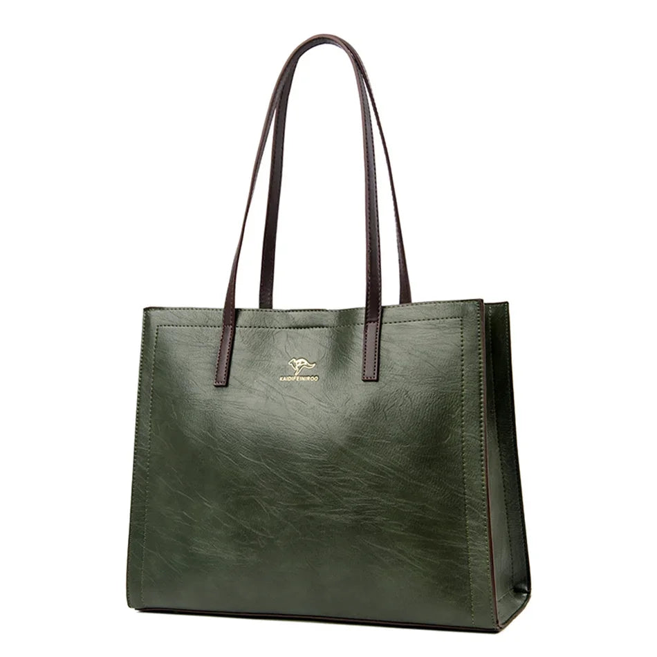 Sacs fourre-tout vintage de grande capacité, sacs à bandoulière tendance, sacs à poignée supérieure, sacs en cuir PU de haute qualité, sac à main décontracté avec motif lettre