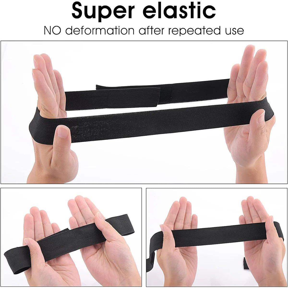 1Pc Elastic Band Wig Edges Wrap Wig Band Lace Melting Band To Lay Edges Baby Hair Edge Adjustable Wig Melt Bands