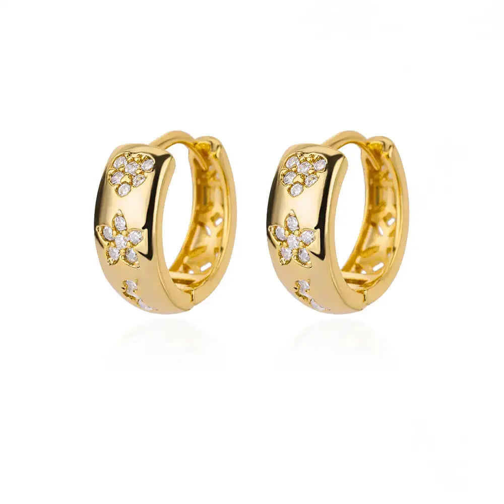 Boucles d'oreilles créoles en acier inoxydable pour femmes, tendance 2024, nouveautés de luxe, couleur or, bijoux d'oreilles, cadeau
