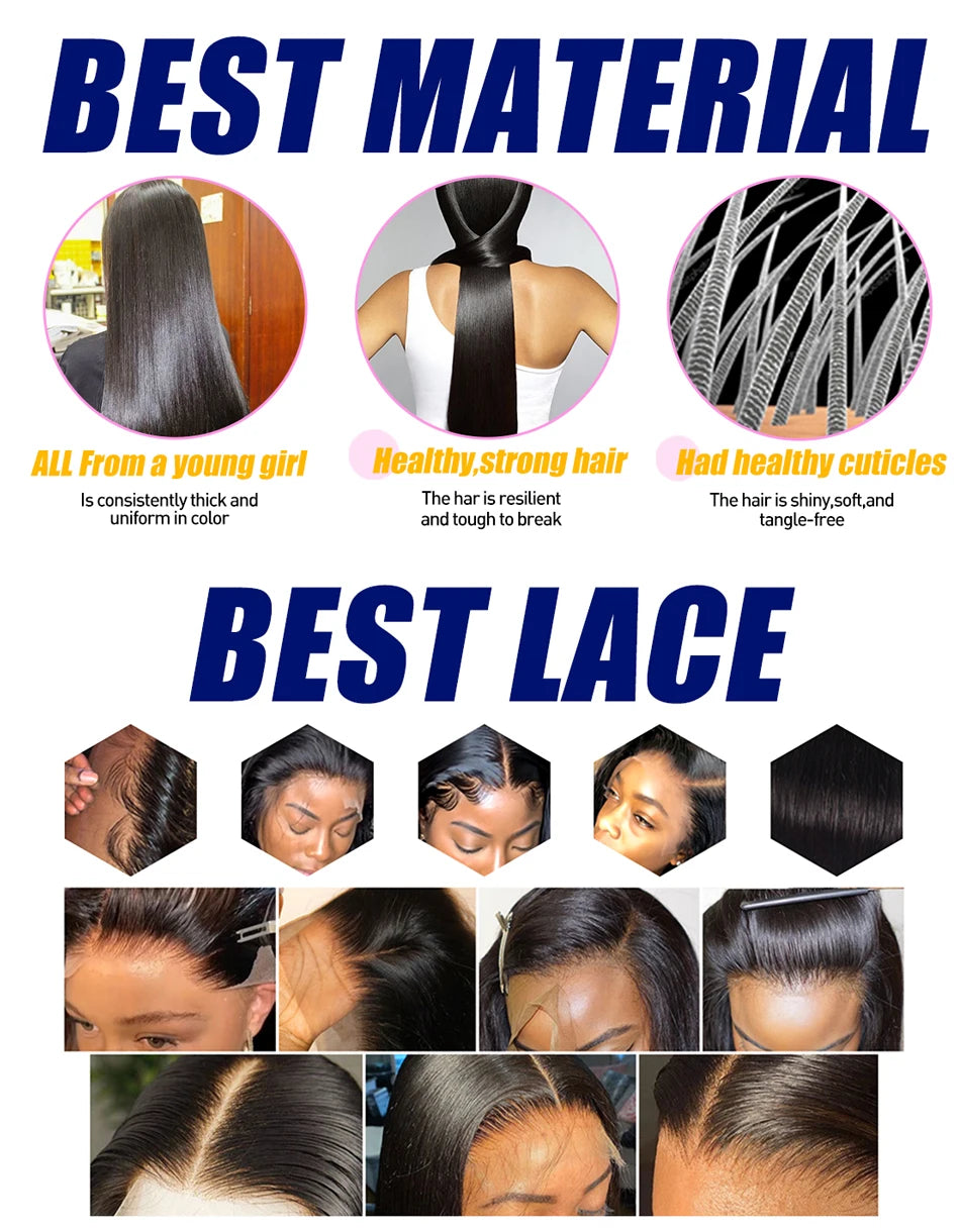 Perruques de cheveux humains bouclés 13x4 13x6 HD Lace Front Wig Perruque de cheveux humains Deep Wave Front Wig 200% cheveux humains Perruques de cheveux humains pré-épilées
