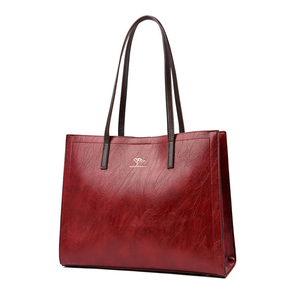 Sacs fourre-tout vintage de grande capacité, sacs à bandoulière tendance, sacs à poignée supérieure, sacs en cuir PU de haute qualité, sac à main décontracté avec motif lettre