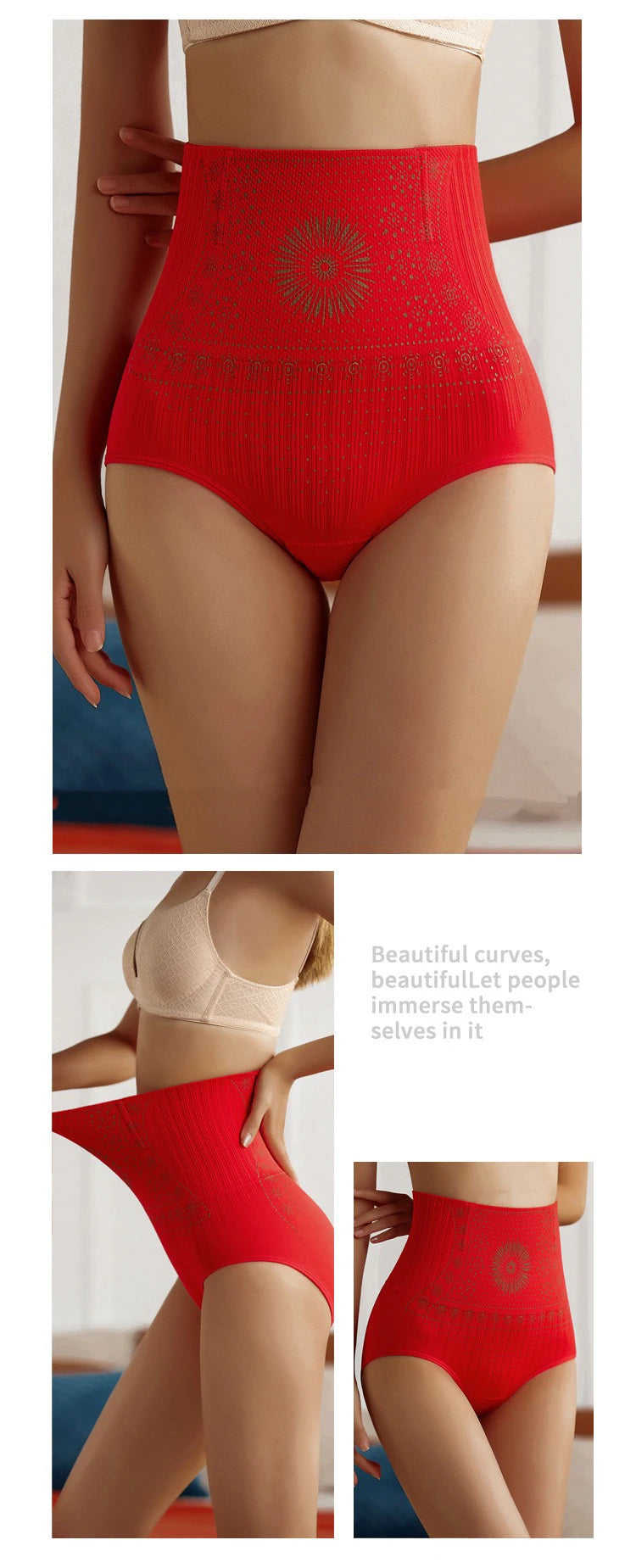 1pcs Women No Trace High Waist Shaping Brief Body Shaper Slimming Underwear Butt Lifter Control Pantie Postpartum Shapewear Pant