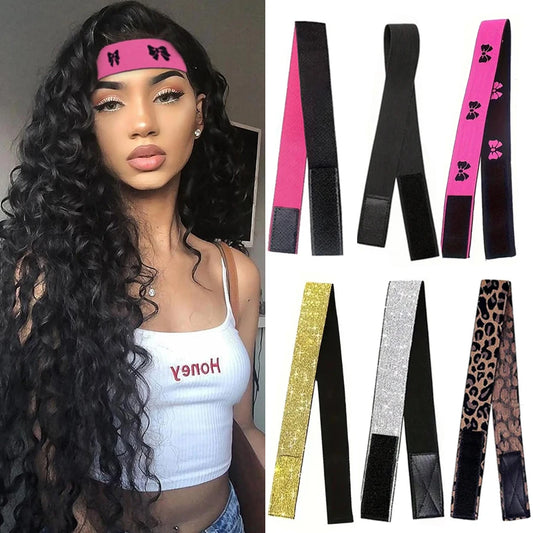 1PC Elastic Bands For Wig Edges Edge Laying Band Adjustable Edge Wrap To Lay Edges Lace Melting Band