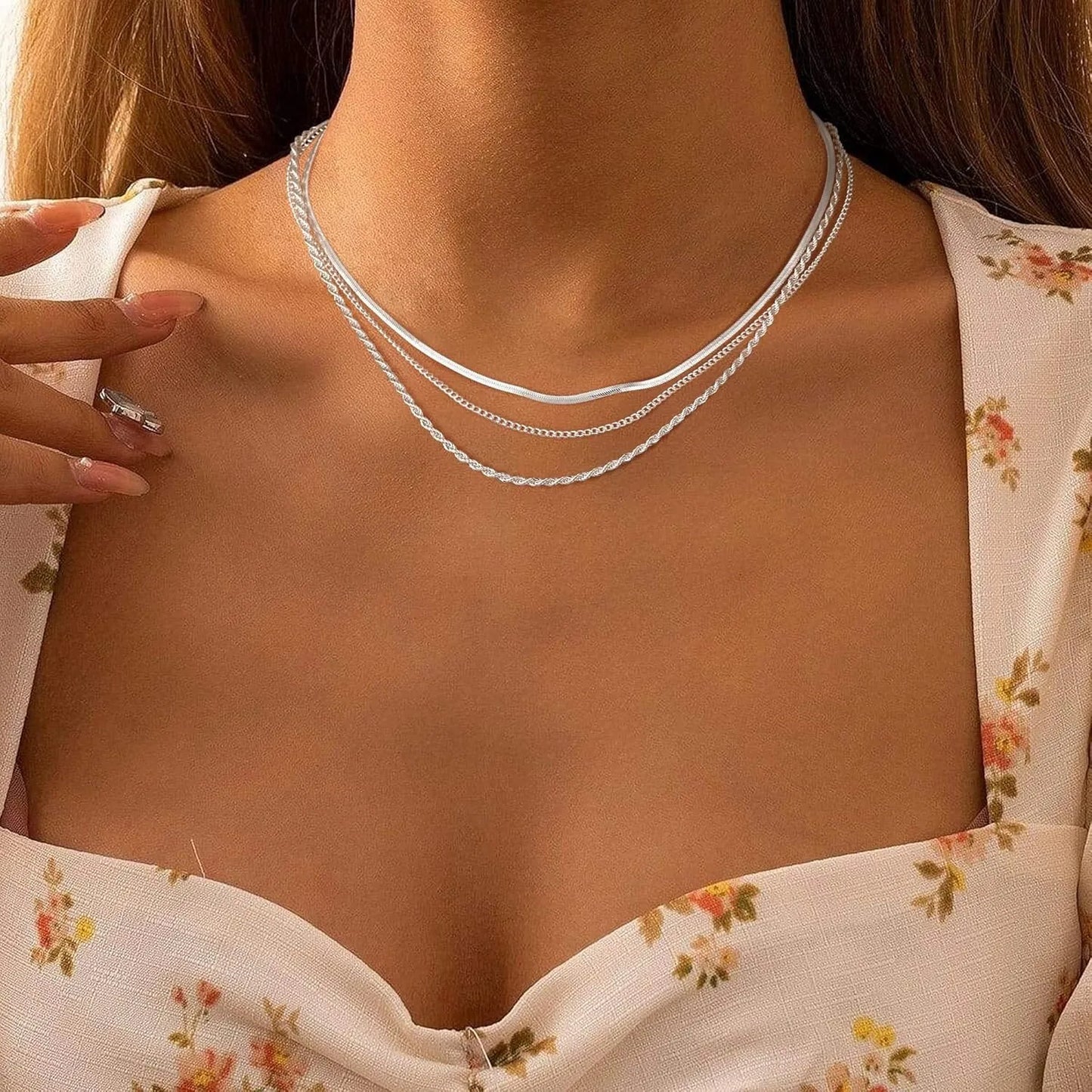 Collier pour femme, collier en or, collier plaqué argent, collier serpent plaqué or, chaîne en or, colliers ras du cou, bijoux en or, cadeau pour femme