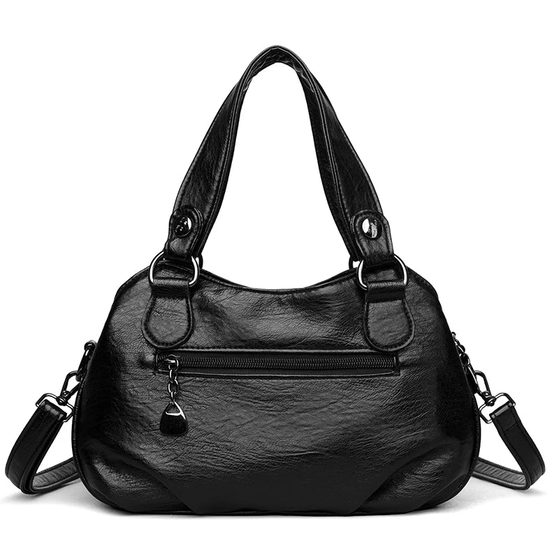 Sacs à main de luxe 3 couches grande capacité sacs à main de créateur de haute qualité en cuir souple sac à bandoulière pour femmes sac