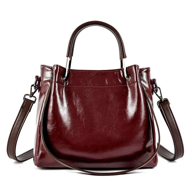 Sacs à main en cuir PU de haute qualité pour femmes, sacs à bandoulière de luxe, sacs de créateur vintage de grande capacité