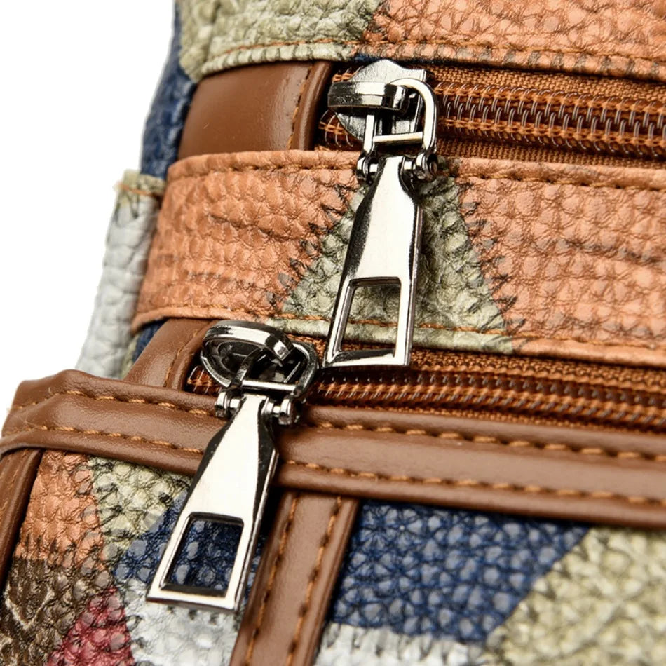 Sacs à main et portefeuilles en cuir souple, sacs à bandoulière décontractés pour femmes, sacs messager vintage multi-poches pour dames, 2024