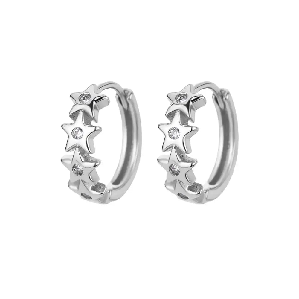 Boucles d'oreilles créoles en acier inoxydable pour femmes, tendance 2024, nouveautés de luxe, couleur or, bijoux d'oreilles, cadeau