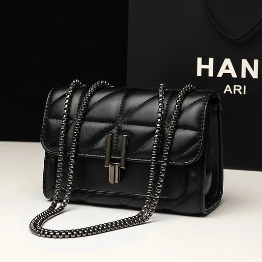 Sac Lingge, sac à chaîne, sac à bandoulière simple, sac à bandoulière style diagonal pour femme