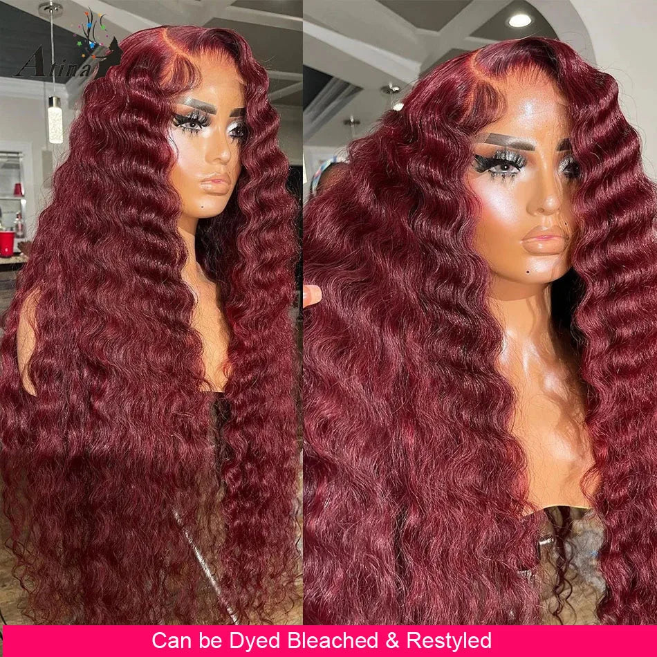 Perruques en cheveux humains ondulés 13x6 HD, avec dentelle frontale, pré-épilées et sans colle, avec fermeture 5x5