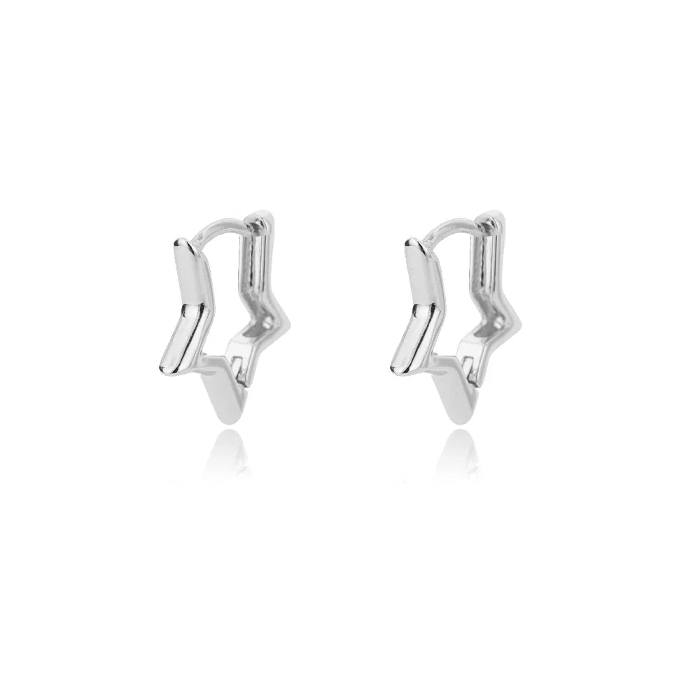 Boucles d'oreilles créoles en acier inoxydable pour femmes, tendance 2024, nouveautés de luxe, couleur or, bijoux d'oreilles, cadeau
