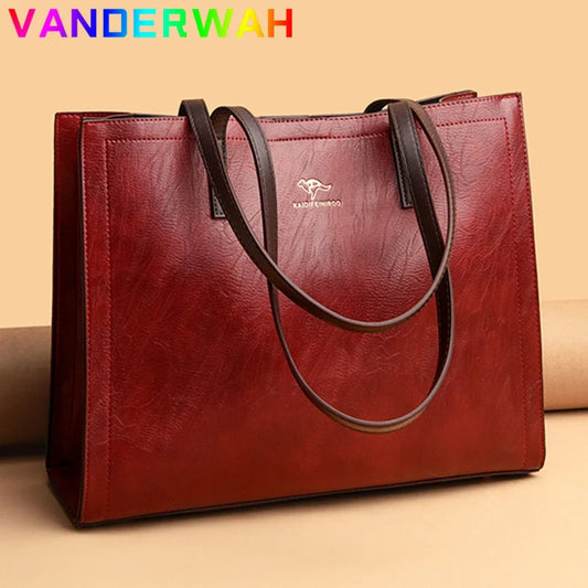 Sacs fourre-tout vintage de grande capacité, sacs à bandoulière tendance, sacs à poignée supérieure, sacs en cuir PU de haute qualité, sac à main décontracté avec motif lettre