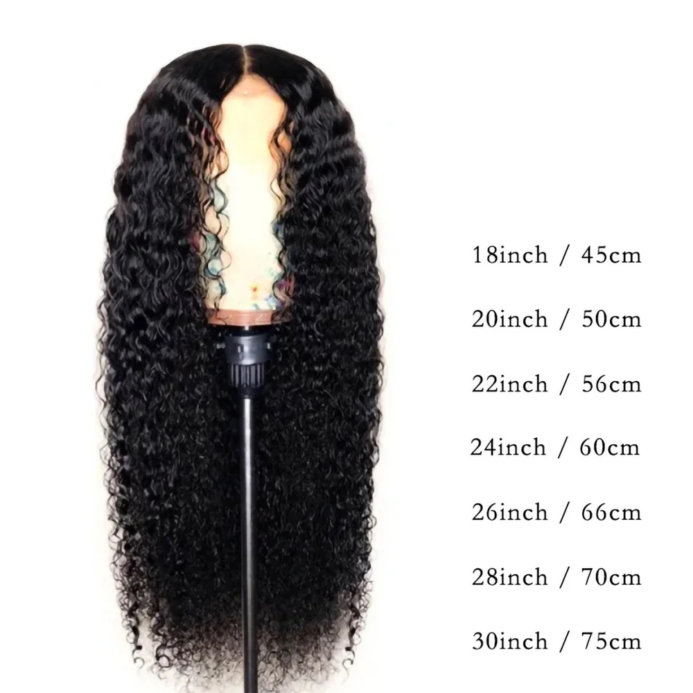 Perruque synthétique noire longue de 18 à 30 pouces, perruques bouclées crépues, mécanisme complet, perruques mignonnes, perruques noires naturelles pour femmes, perruque quotidienne
