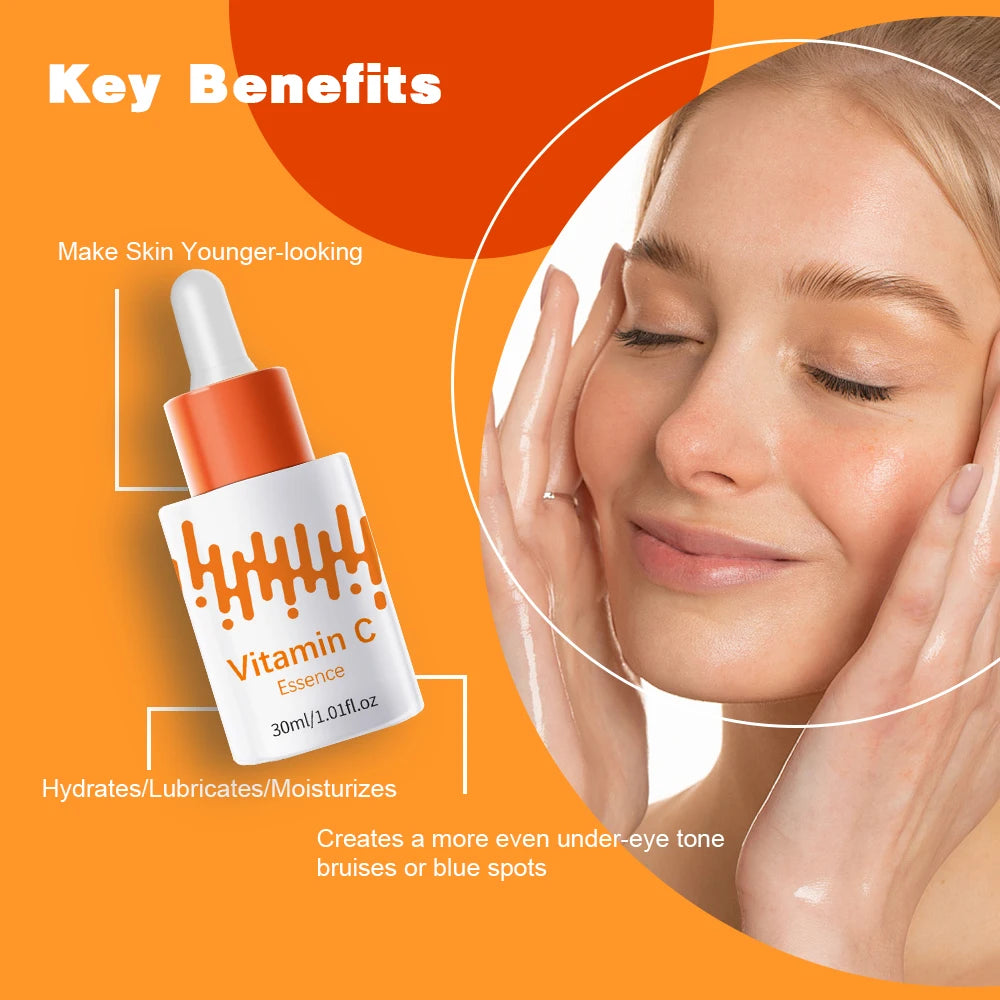 Essence faciale aux fruits d'orange, soin du visage, hydratant, raffermissant, hydratant, essence faciale, beauté, produits de soin du visage