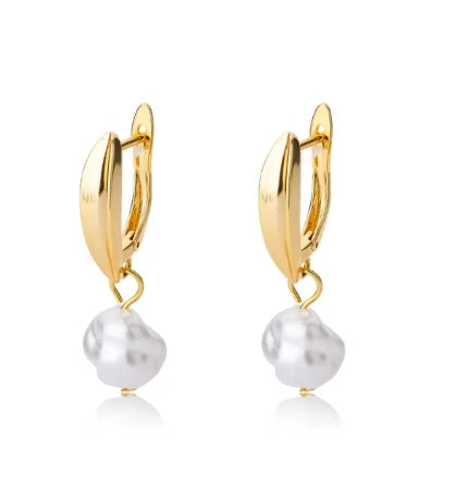 Boucles d'oreilles créoles en acier inoxydable pour femmes, tendance 2024, nouveautés de luxe, couleur or, bijoux d'oreilles, cadeau