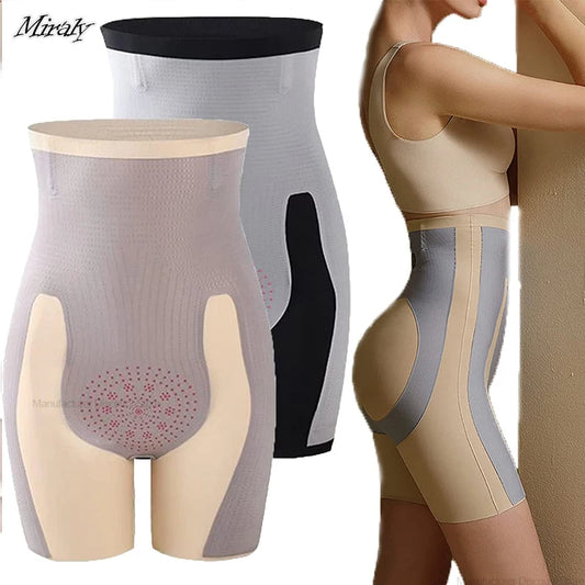 Pantalon gainant taille haute pour femme, sous-vêtement amincissant, sans couture, effet gainant, idéal pour l'été, 2025